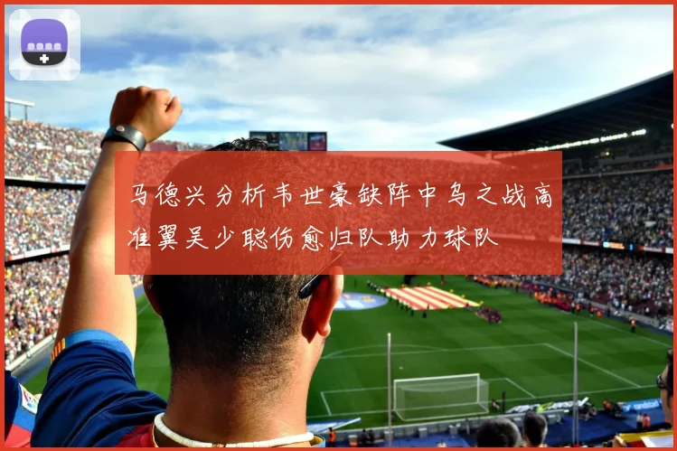 马德兴分析韦世豪缺阵中乌之战高准翼吴少聪伤愈归队助力球队
